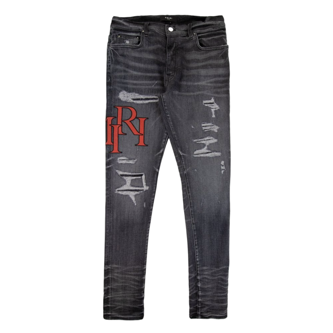 Amiri Jeans ( Red text)