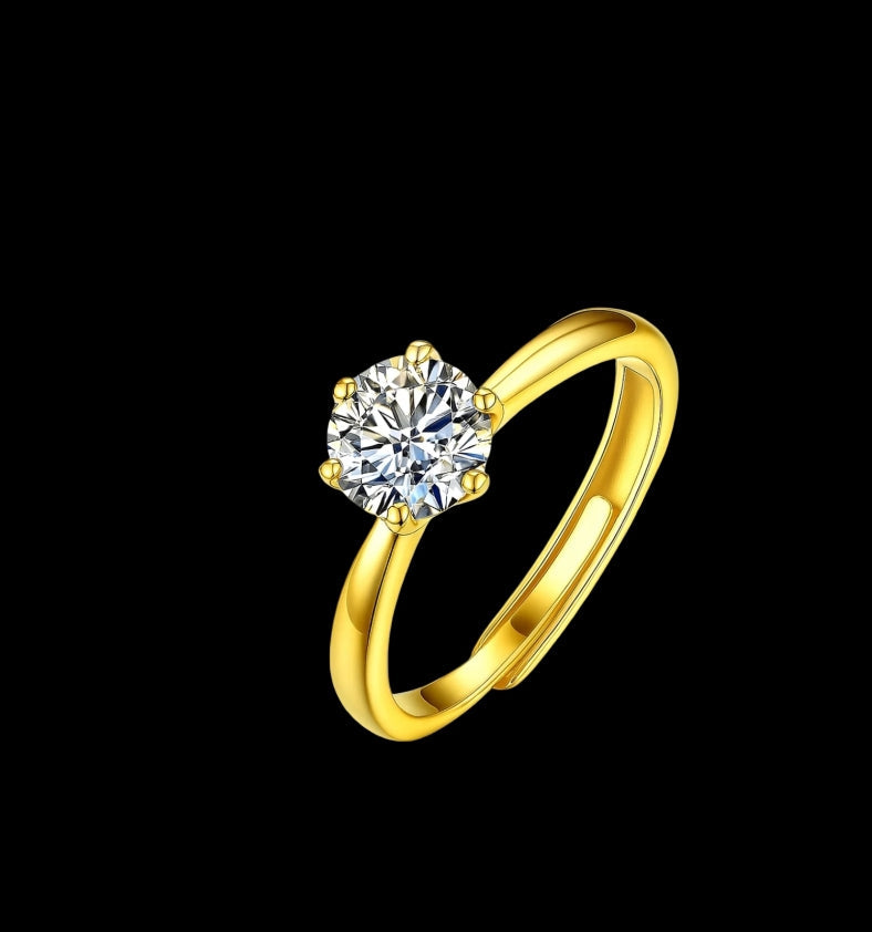 Moissanite Ring
