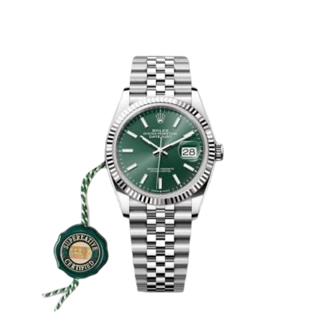 Rolex sapphire Watch with Box