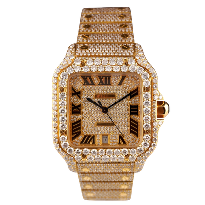 Cartier Santos Iced out